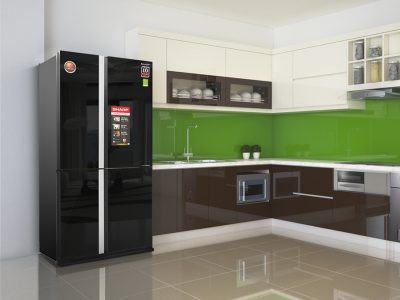 Tủ lạnh Sharp Inverter 605 lít SJ-FX688VG-BK