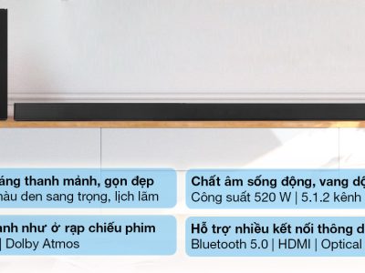 Loa thanh soundbar LG 5.1.2 SN9Y 520W