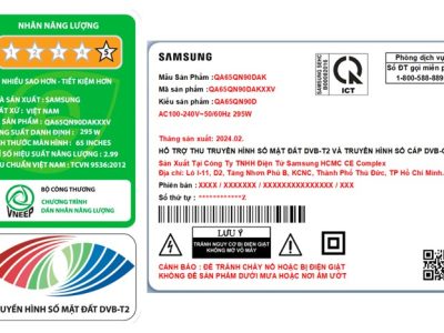 Smart Tivi Neo QLED Samsung 4K 65 inch QA65QN90D